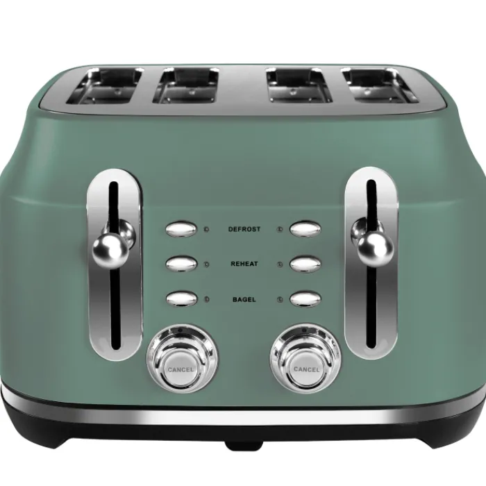 rangemaster_rmclsmg__slic_2.webp Rangemaster Toasters*RMCL4S201MG 4 Slice Toaster - Mineral Green