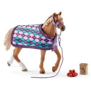 Schleich Horse Club*English Thoroughbred + Blanket 42360
