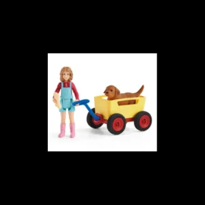 Schleich Farm World*Farm World - Puppy Wagon Ride 42543