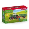 Schleich Farm World*Farm World Tractor with Trailer 42608