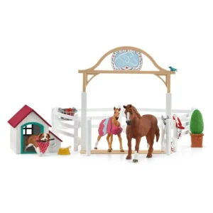 Schleich Horse Club*Hannah's Guest Horses + Ruby The Dog