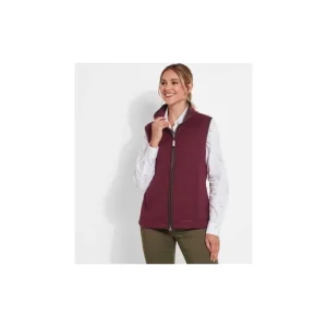 Women Schoffel Gilets*Ashton Ladies Gilet - Mulberry