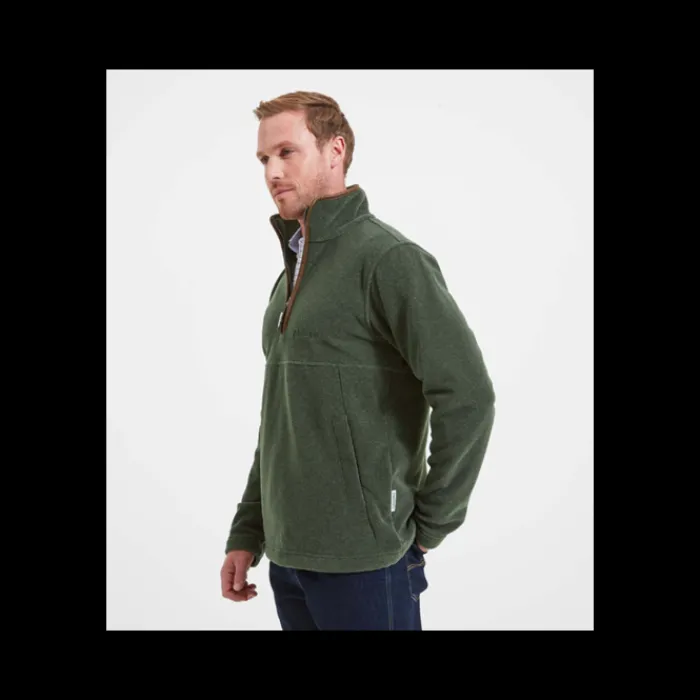 schoffel_berkeley__zip_fl_0-4.webp Schoffel Jumpers & Cardigans*Berkeley 1/4 Zip Fleece - Cedar Green
