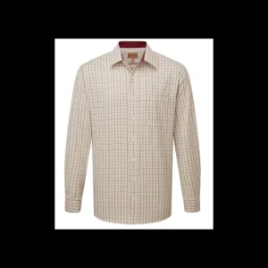 Schoffel Shirts*Burnham Classic Shirt - Damson Tattersall
