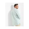 Schoffel Shirts*Holt Oxford Tailored Shirt Pale Blue/Lemon