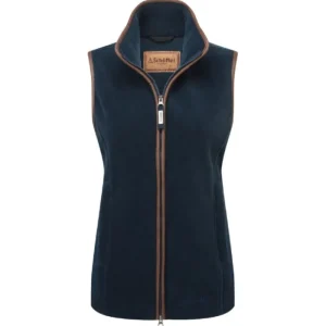 Women Schoffel Gilets*Lyndon Il Fleece Gilet Petrol Blue