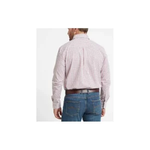 Schoffel Shirts*Milton Tailored Shirt - Chilli/Loden Check