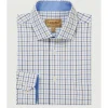 Schoffel Shirts*Milton Tailored Shirt - Vintage Navy / Imp Blue