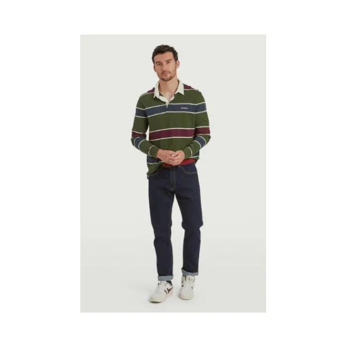 schoffel_porthtowan_rugby_0.webp Schoffel Shirts | T-Shirts*Porthtowan Rugby Top - Woodland / Wine