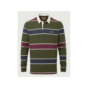 Schoffel Shirts | T-Shirts*Porthtowan Rugby Top - Woodland / Wine