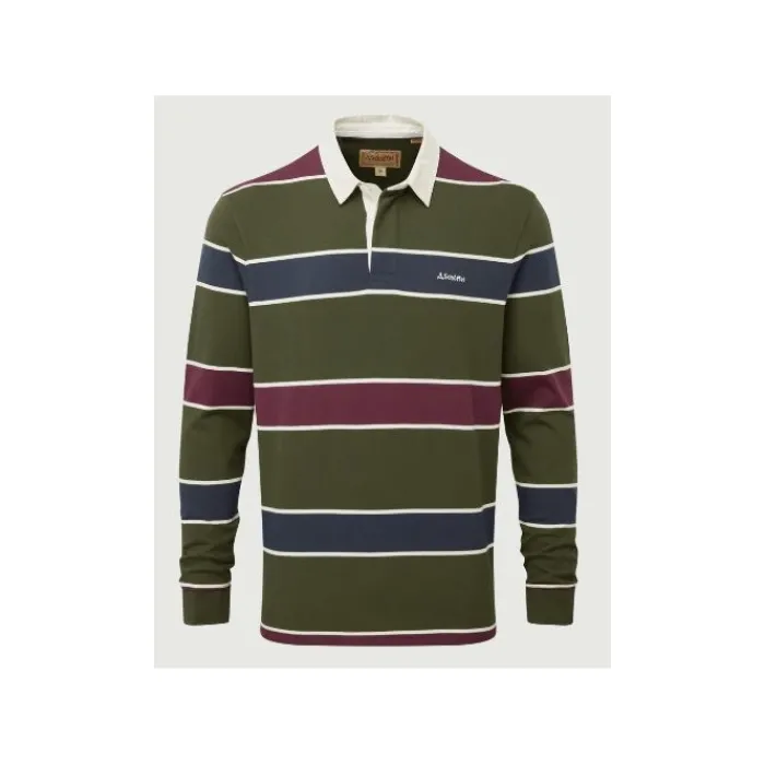 schoffel_porthtowan_rugby_2.webp Schoffel Shirts | T-Shirts*Porthtowan Rugby Top - Woodland / Wine