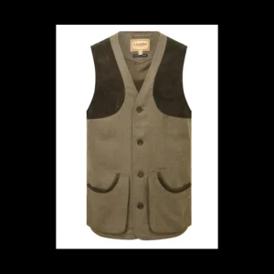 Schoffel Gilets | Shooting*Ptarmigan Tweed Waistcoat - Loden Green