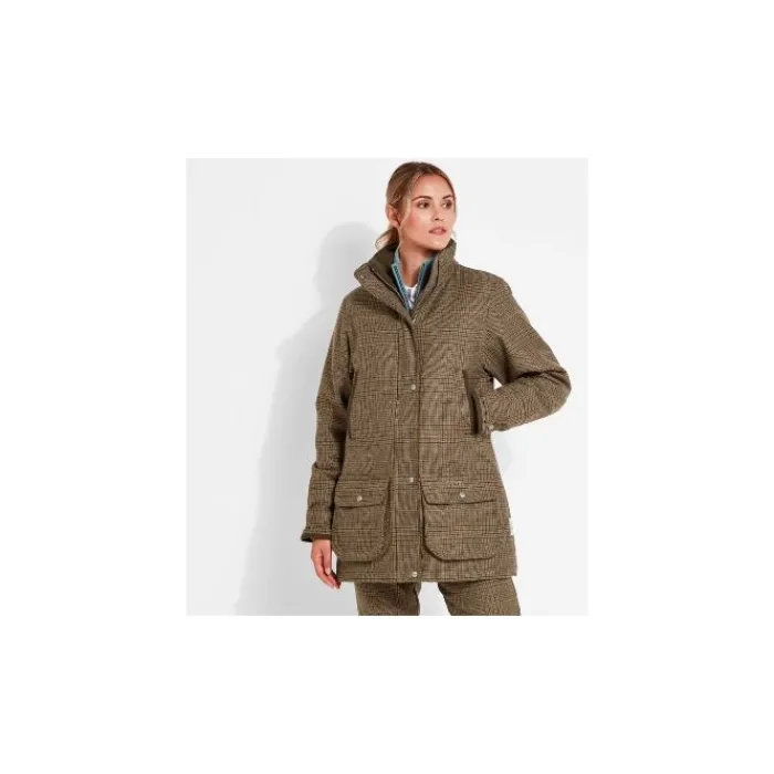 schoffel_ptarmigan_tweed__4.webp Women Schoffel Coats & Jackets | Shooting*Ptarmigan Tweed Coat - Teviot Tweed
