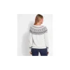 Women Schoffel Jumpers & Cardigans*Shetland Fairisle Jumper - Blush/Arctic