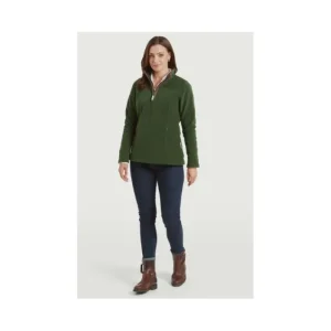 Women Schoffel Jumpers & Cardigans*Tilton II 1/4 Zip Fleece - Forest