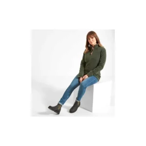 Women Schoffel Jumpers & Cardigans*Tilton II 1/4 Zip Fleece - Cedar Green