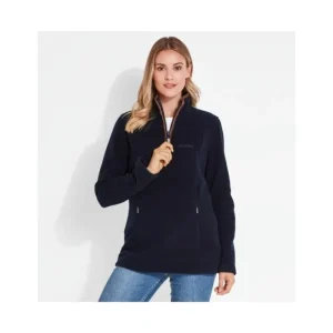 Women Schoffel Jumpers & Cardigans*Tilton II 1/4 Zip Fleece - Navy
