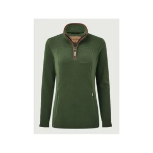 Women Schoffel Jumpers & Cardigans*Tilton II 1/4 Zip Fleece - Forest