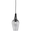 SEARCHLIGHT ELECTRIC LTD Indoor | Shades*Searchlight Black and Clear Glass Pendant