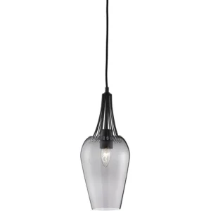 SEARCHLIGHT ELECTRIC LTD Indoor | Shades*Searchlight Black and Clear Glass Pendant