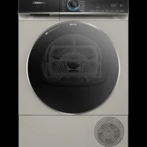 siemens Tumble Dryers/Freestanding Tumble Dryers*WQ46B2CXGB Heat Pump Tumble Dryer - Silver Inox