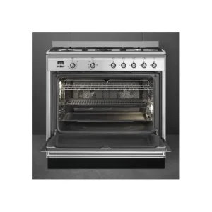 smeg Range Cookers*SUK91MFX9 90cm Concert Dual Fuel Range Cooker - Stainless Steel