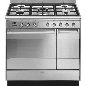 smeg Range Cookers*SUK92MX9-1 90cm Concert Dual Fuel Range Cooker - Stainless Steel