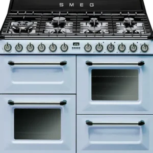 smeg Range Cookers*TR4110AZ Victoria Dual Fuel Range Cooker 110cm - Pastel Blue