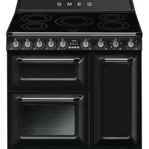 smeg Range Cookers*TR93IBL2 Victoria Induction Range Cooker - 90cm - Black