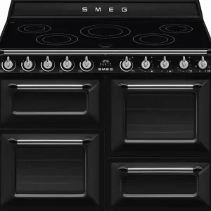 smeg Range Cookers*TR4110IBL2 Victoria Induction Range Cooker 110cm - Gloss Black