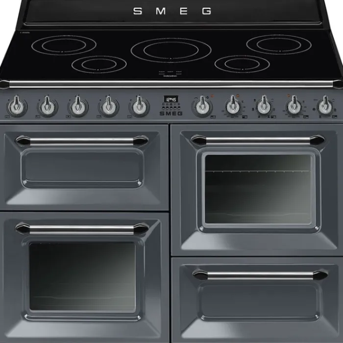 smeg_trigr_victoria_induc_1.webp smeg Range Cookers*TR4110IGR Victoria Induction Range Cooker 110cm - Slate Grey