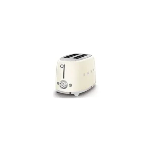 smeg Toasters*TSF01CRUK 2 Slice Retro Style Toaster Cream