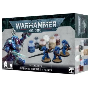 Games Workshop Warhammer 40,000*Space Marines: Infernus Marines & Paint Set
