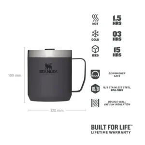 Stanley flasks Flasks & Travel Mugs*Stanley Classic Legendary Camping Mug - Charcoal
