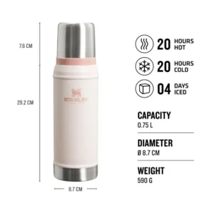 Stanley flasks Flasks & Travel Mugs*Stanley Classic Legendary Bottle 0.75L -Rose Quartz