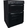 statesman Freestanding Cookers*EDC60B2 60cm Apollo Electric Double Oven with Ceramic Hob - Black