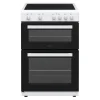 Statesman Freestanding Cookers*EDC60W2 White 60cm Apollo Electric Double Oven with Ceramic Hob