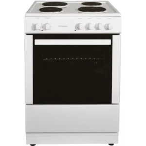 statesman Freestanding Cookers*NAPIER60EW 60cm Single Cavity Electric Cooker with Plate Hob - White