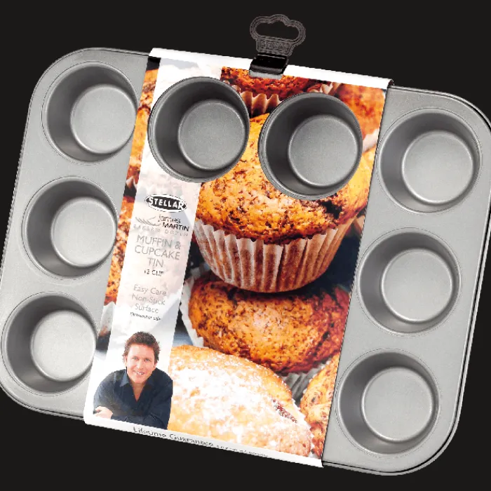 stellar_james_martin_muff_0.webp HORWOOD HOMESPARES Kitchen And Dining | Cake Tins*Stellar James Martin Muffin/Cupcake Tin