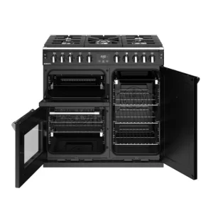 Stoves Range Cookers*444444435 Range Dual Fuel Cooker - Black