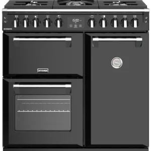 Stoves Range Cookers*444444435 Range Dual Fuel Cooker - Black
