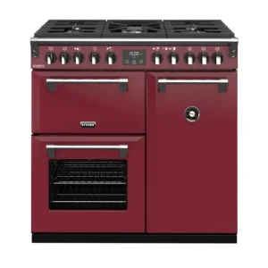 Stoves Range Cookers*444410901 Richmond Deluxe S900DF Dual Fuel Range Cooker 90cm - Chilli Red ( *Ex Display Model )