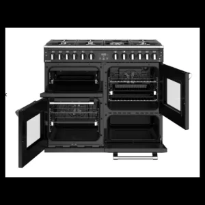 Stoves Range Cookers*444411413 Richmond S1000DF MK22 Dual Fuel Range Cooker - Black - 100cm