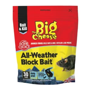 The Big Cheese Mouse And Rat Traps | Rodent Poison*All Weather Block Bait 30 pack