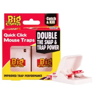 The Big Cheese Mouse And Rat Traps | Pest Control*Quick Click Mouse Trap 2 pack