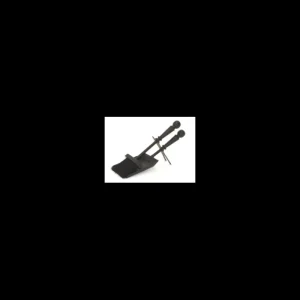 The Brass World Fire Tools & Maintenance*BS-004 12" Brush & Shovel Set - All Black