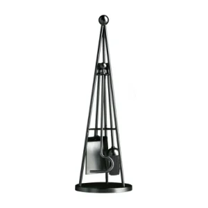 The Brass World Companion Sets*D-062 4 Piece Cone Stand - Ball Handle - 31.5" All Black
