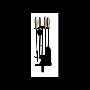 The Brass World Companion Sets*D-071 Eclipse Companion Set - Black & Brush Steel