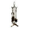 The Brass World Companion Sets*D-009 Fire Companion Set (5 Pieces) "Loop Tops" 25" - All Antiqued