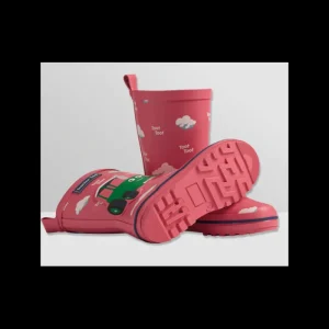 Tractor Ted Wellingtons | Clothing & Footwear*Toot Toot Welly - Dusky Red